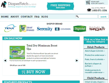 Tablet Screenshot of diaperfetch.com